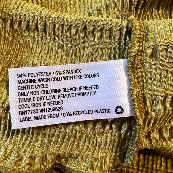 Wild Fable Fairy Grunge Velvet Cropped Tank Top Size XS Smocked Y2K Forest - Picture 4 of 5